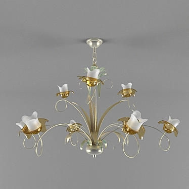 Floral Elegance Narciso Chandelier - IDL/311 +3 3D model image 1 