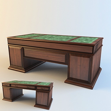 Custom-Made Writing Desk 3D model image 1 