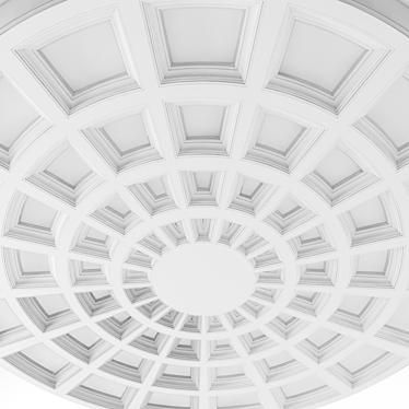 Elegant Ceiling Framework 3D model image 1 
