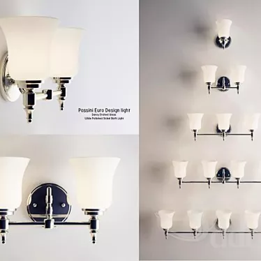 Sleek Euro Design Lighting 3D model image 1 