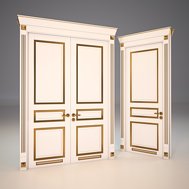 Title: Elegant Entryway Door 3D model image 1 