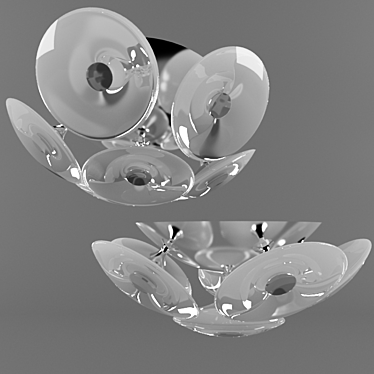 Radiant Crystal Chandelier 3D model image 1 