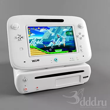 Ultimate Gaming Console: Wii U 3D model image 1 