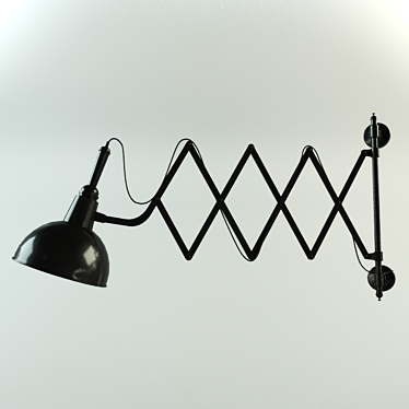 Elegant Wall Lamp 3D model image 1 