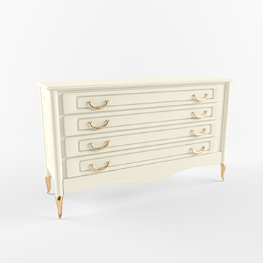 Versatile Storage Solution: Chest of Drawers 3D model image 1 