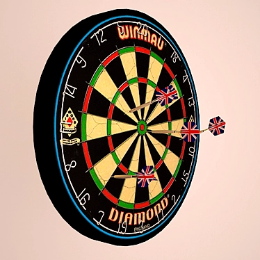 Precision Darts for Target Accuracy 3D model image 1 