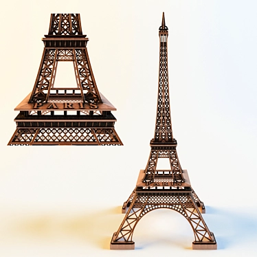 Elegant Eiffel Tower Souvenir 3D model image 1 