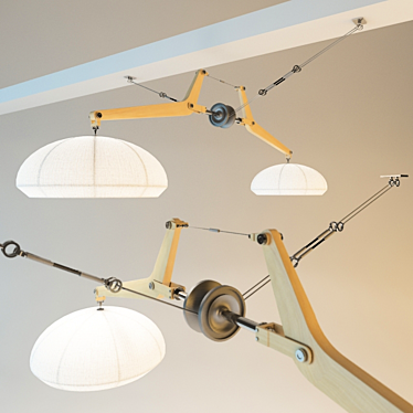 Smart Scale Pendant Light 3D model image 1 