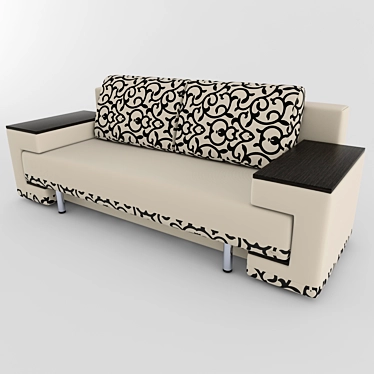 Leo Divan: Elegant and Comfortable 3D model image 1 