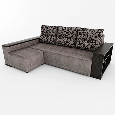 Madrid Divan: Quality Materials 3D model image 1 