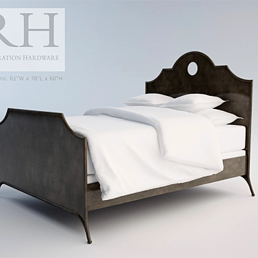 Restoration Hardware Metal arch bed