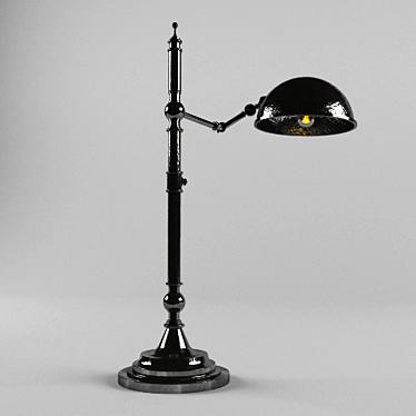 Bronze Pharmacy Task Table Lamp 3D model image 1 