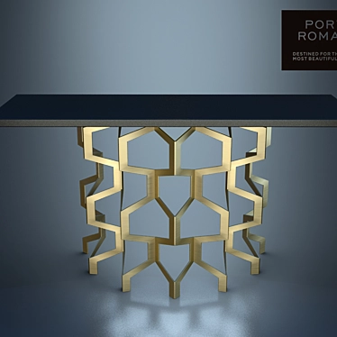 PORTA ROMANA | Honeycomb Console Table