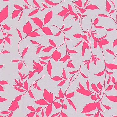 Glamorous Midsummer Wallpaper in Hot Pink 3D model image 1 