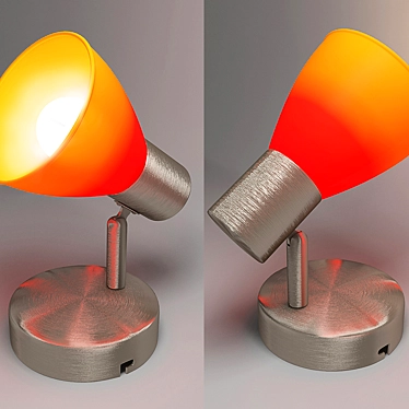 Modern Glass Table Lamp 3D model image 1 