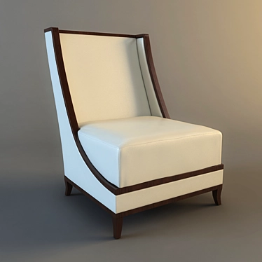 Elegant Casali Armchair 3D model image 1 