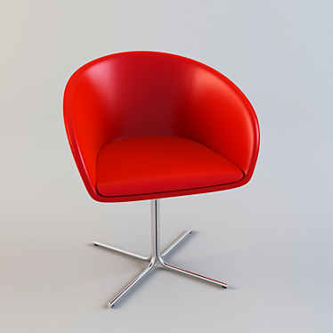 Sleek Modern Chair 3D model image 1 