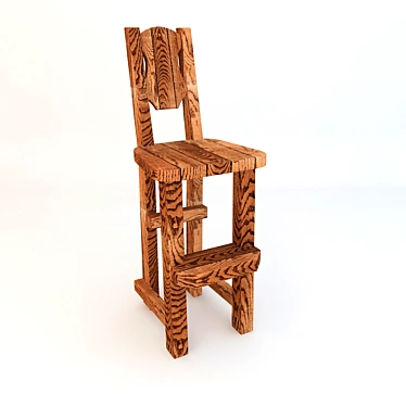 Pub Bar Chair | Stylish Seating for Your Home Bar 3D model image 1 