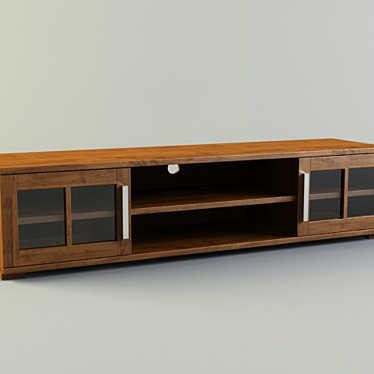 TV Stand | Modern Design | 1500x400x350 3D model image 1 