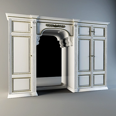 Modern Storage Solution: Wardrobe 3D model image 1 