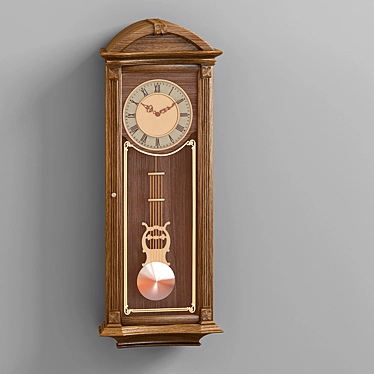 Rhythm Wall Clock 3D model image 1 