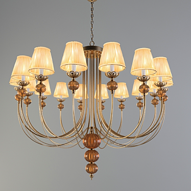 Deluxe Marina Chandelier 3D model image 1 