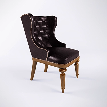 Classical Chair: A Timeless Elegance 3D model image 1 