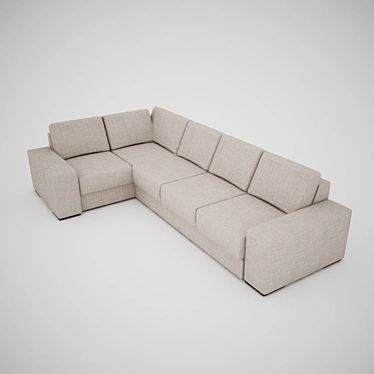 Kalinka Enjoy: Stylish Corner Sofa 3D model image 1 