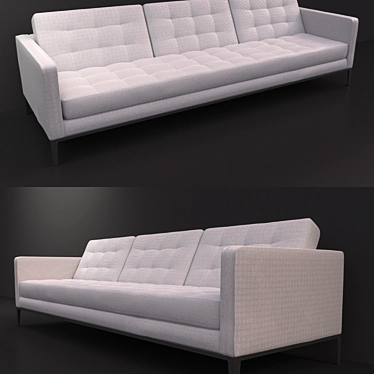 Italian Elegance in AC Lounge Sofa 3D model image 1 