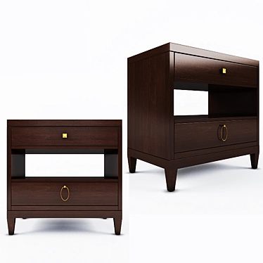 Classic Nightstand 3D model image 1 