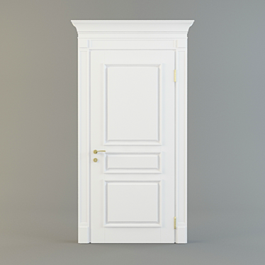 Olga Door: Exquisite Design, Crafted to Perfection 3D model image 1 