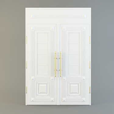 Junda Door: Crafted to Perfection 3D model image 1 