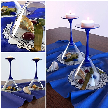 Elegant Table Setting Ensemble 3D model image 1 