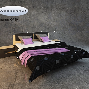 WAKENHUT OPEN: Sleek Bedroom Furniture 3D model image 1 