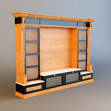 Customized Sketch-Based Wardrobe 3D model image 1 