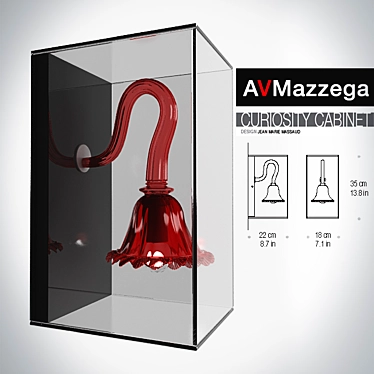 AV MAZZEGA Bra: Curiosity Cabinet Beauty 3D model image 1 