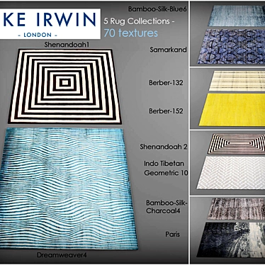 Luxury Carpets by Irwin: 70 Textures, 5 Collections 3D model image 1 