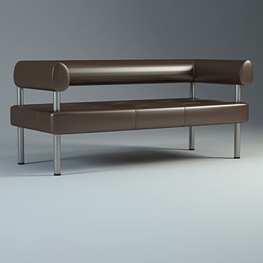 Receptionist Lounge Sofa 3D model image 1 