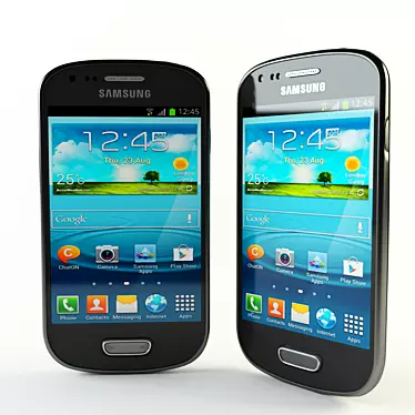 Pocket-Sized Powerhouse: Samsung Galaxy S3 mini 3D model image 1 