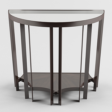 Elegant Donghnia Acadia Console 3D model image 1 