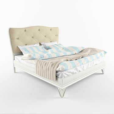 Avenanti King-Size Bed 3D model image 1 