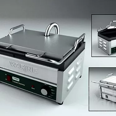 Powerful Waring WFG150 Grill 3D model image 1 
