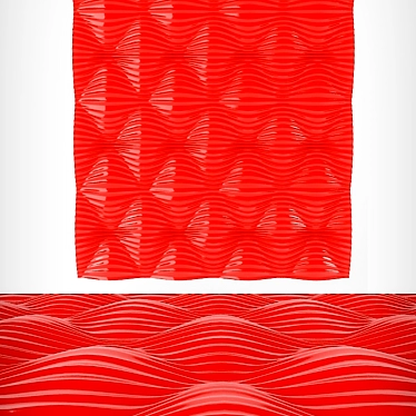Leto Style Wall Panel 3D model image 1 
