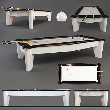 Classic Billiards Table 3D model image 1 