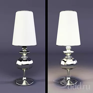 Sleek Desk Lamp 3D model image 1 