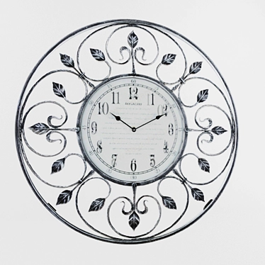 Sleek London Time Watch: 60cm Diameter 3D model image 1 