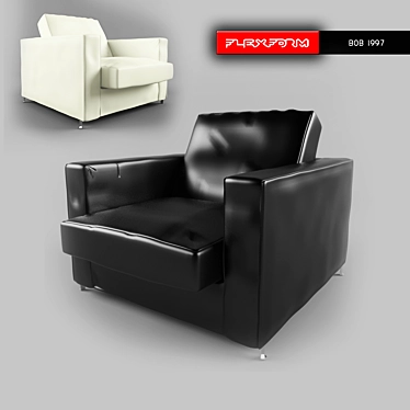 Flexform BOB Armchair: Sophisticated Comfort 3D model image 1 