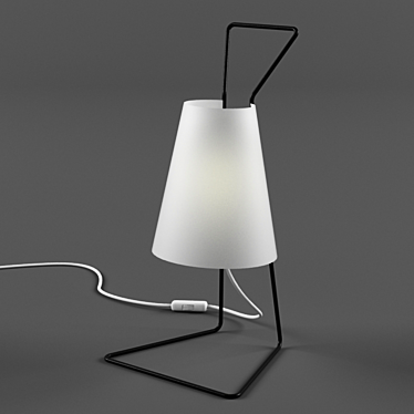 Elegant Glow Cleo Lamp 3D model image 1 