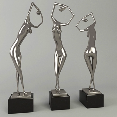 Contemporary Female Sculpture 3D model image 1 