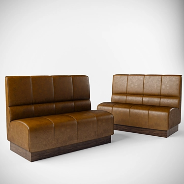 Title: Bar-Restaurant Sofa 3D model image 1 